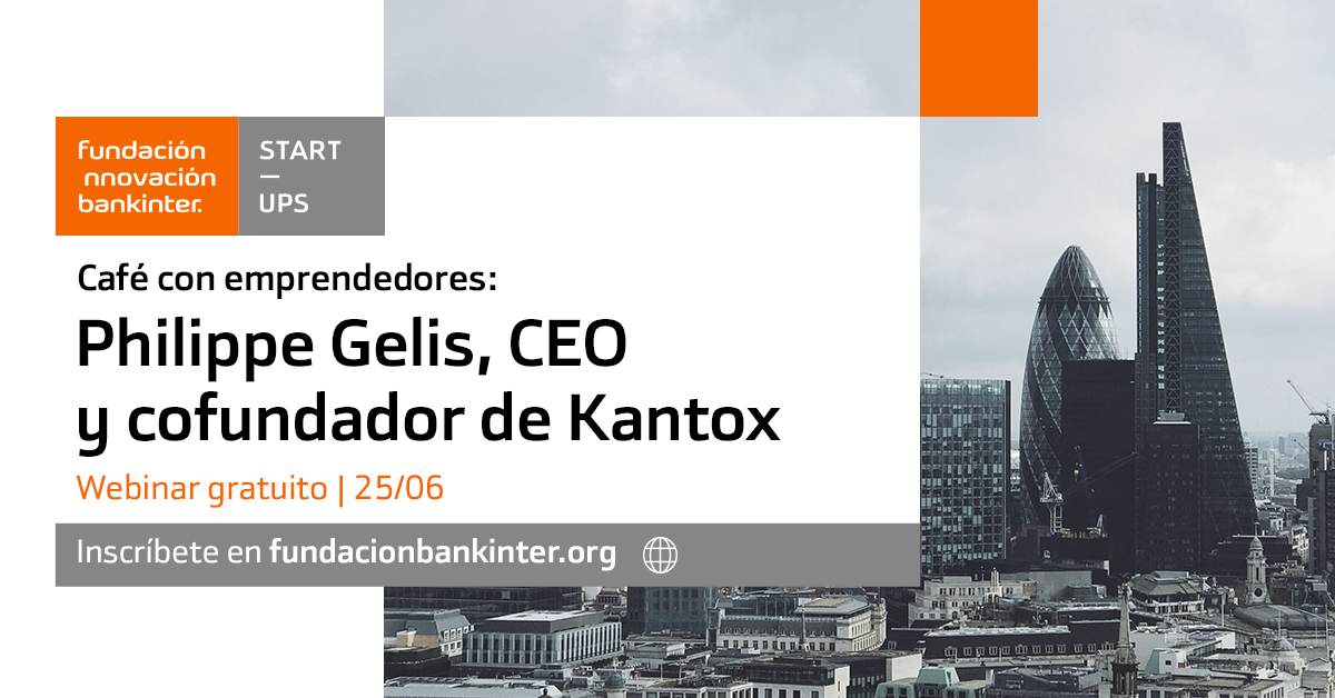 Te invitamos a la primera edición en abierto de “Café con Emprendedores”, donde contaremos con Philippe Gelis <a href="/Pgelis/">Philippe Gelis</a> CEO y cofundador de <a href="/kantox/">Kantox</a> empresa líder de software de gestión de divisas con sede en Londres. fundacionbankinter.org/detalle-evento…