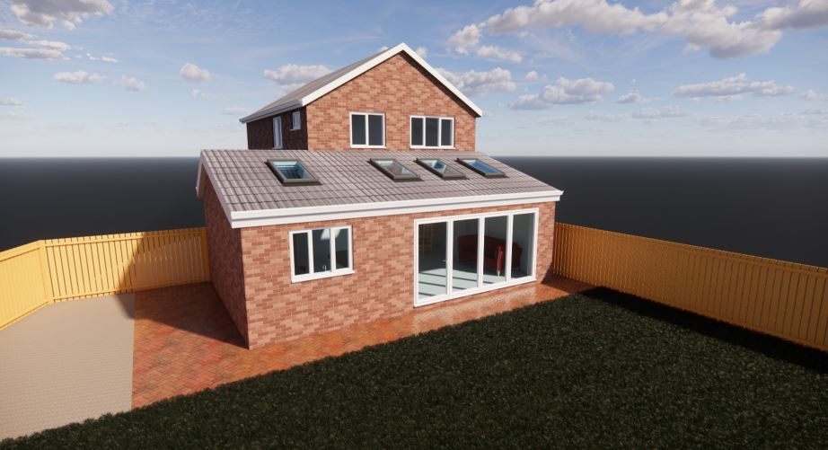 PPDrawing's tweet photo. Planning has now been granted for this #singlestorey side and rear extension.  The next stage will be to prepare the #buildingcontrol drawings.  #precisionplandrawing #onsite #construction. https://t.co/iWfF60UYdp