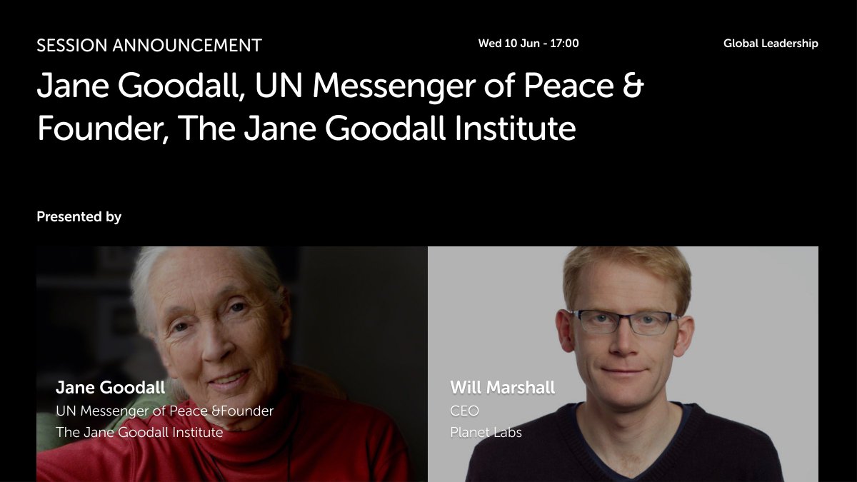 CogX_Festival's tweet photo. .@JaneGoodallCAN and @Will4Planet are on the Global Leadership virtual stage. Watch the session live now: https://t.co/Y1pK2YnCP0                

#CogX2020 https://t.co/k3GNpo7bBP