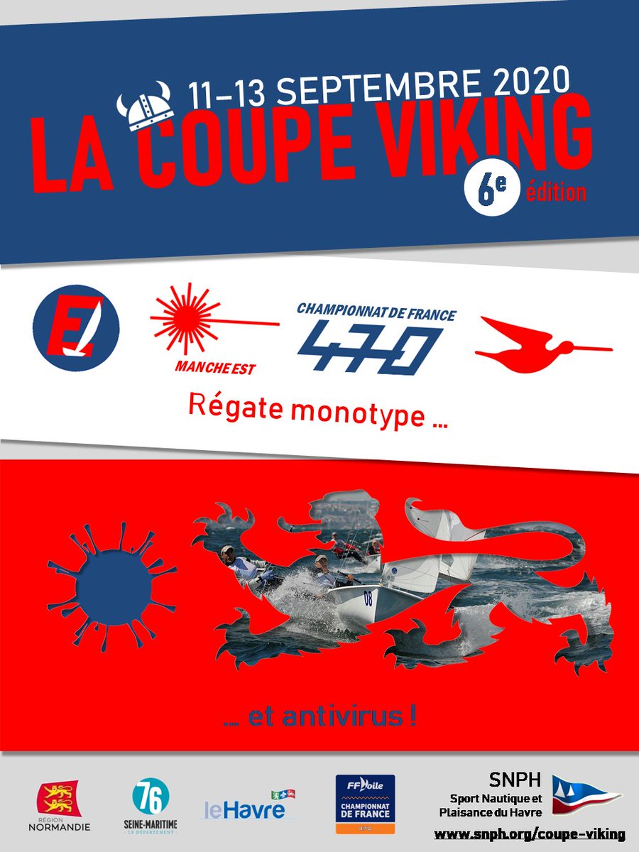 Championnat de France Classe 470 - Coupe Viking 2020 tinyurl.com/y8yro78l