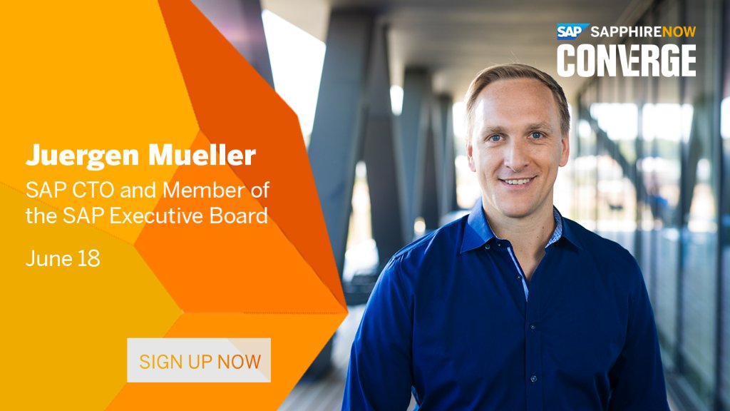 Turn data into insights, flexibly integrate end-to-end processes, and extend applications with one technical foundation.

Join SAP CTO <a href="/JuerMueller/">Juergen Mueller</a> on June 18 during #SAPPHIRENOW Converge.

Sign up today: sap.to/6018GHUBe