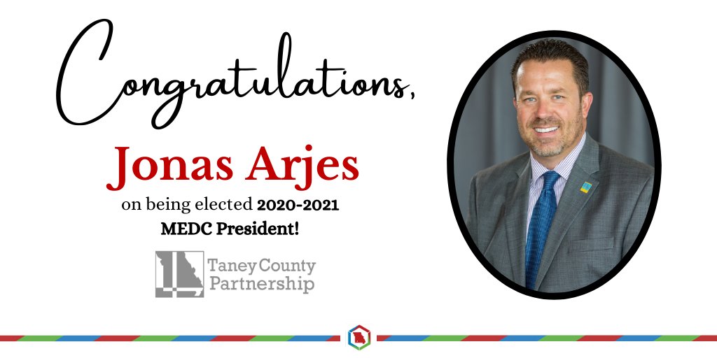Congratulations to our partner just to the South, <a href="/ArjesJonas/">Jonas Arjes</a>, on being elected this year's <a href="/MissouriEDC/">MEDC</a> President. We are grateful to have your leadership and representation on the state level of our industry! 👏