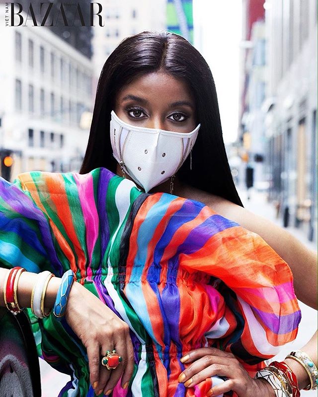 sawpanse's tweet photo. Haitian designer #JovanaBenoit features in Harper's Bazaar Magazine. https://t.co/3WKjJ2MEyG