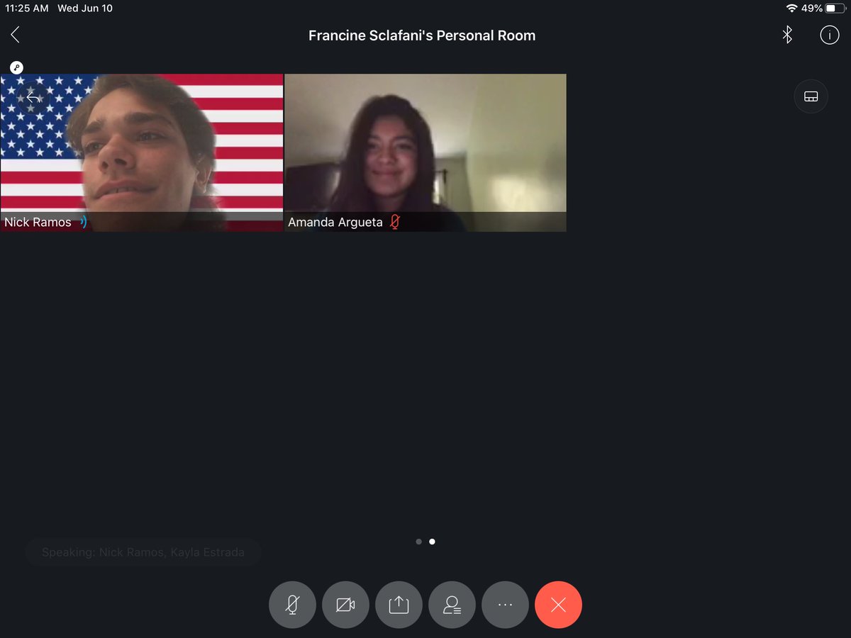 fsclafani91's tweet photo. So proud of my juniors participating in a discussion forum on George Floyd, protests and race throughout history in America. #Futureleaders#mineolaproud @mineolahs https://t.co/8shRAumop5