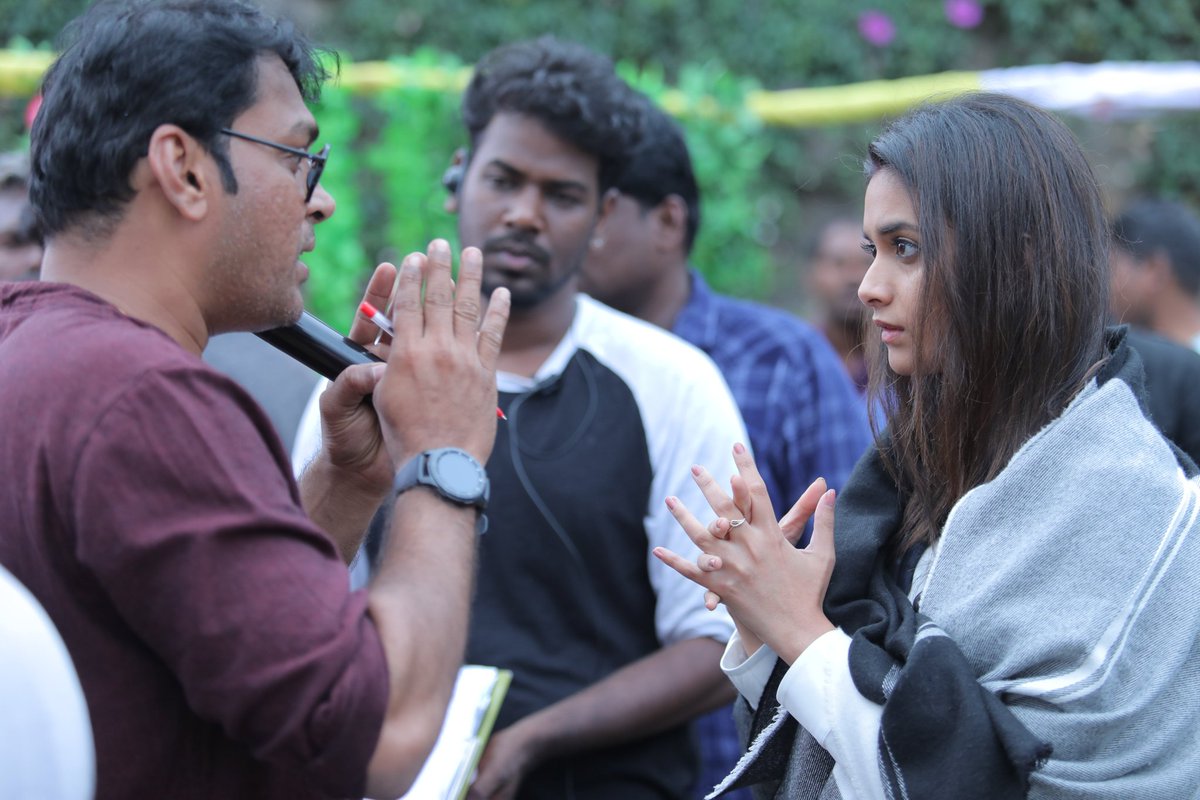 SMTollywood's tweet photo. Behind the scenes of @KeerthyOfficial's #Penguin
#PenguinBTS #KeerthySuresh #PenguinOnPrime https://t.co/06z7woKe6q