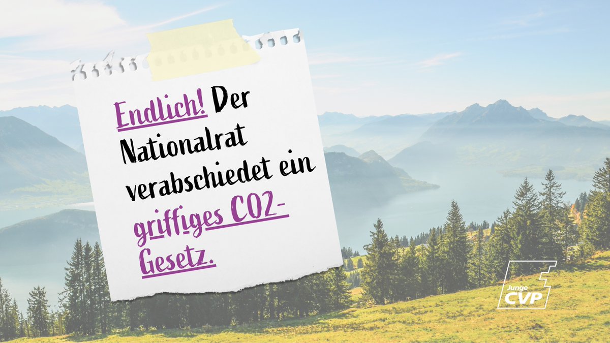 DieJungeMitteCH's tweet image. Die zukünftigen Generationen brauchen ein breit abgestütztes &amp;amp; griffiges #CO2Gesetz. 💪🏼🌱 So kommen wir unserem Ziel, die Energiewende zu schaffen, einen wichtigen Schritt näher. Die #JCVP freut sich, dass der Nationalrat seine Chance gepackt hat! ➡️bit.ly/2BNxdeA