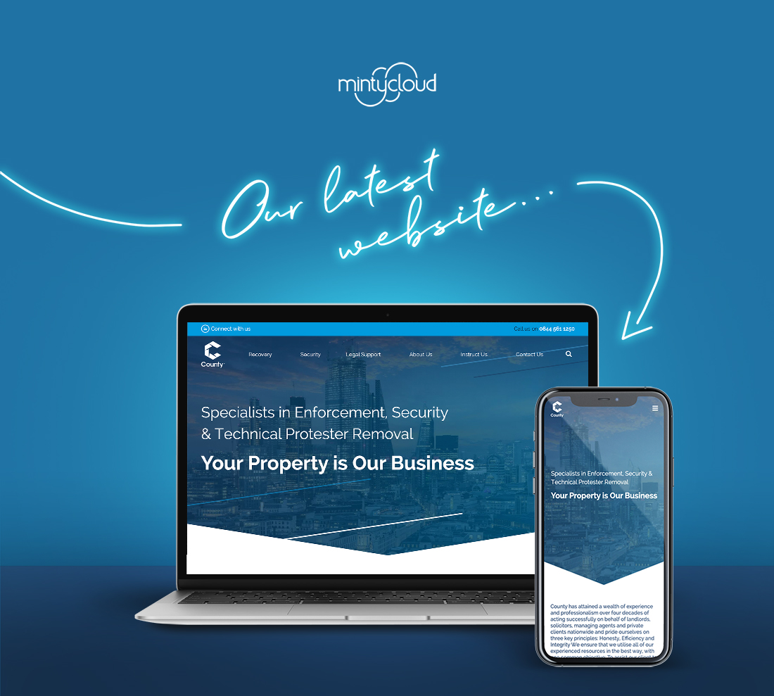One of our latest online creations has just gone Live...
countyenforcement.co.uk
If you are in need of Specialist Enforcement, Security or Technical Protester Removal, speak to our friends at County!

Feel free to contact us if you are thinking about a website refresh! #webdesign