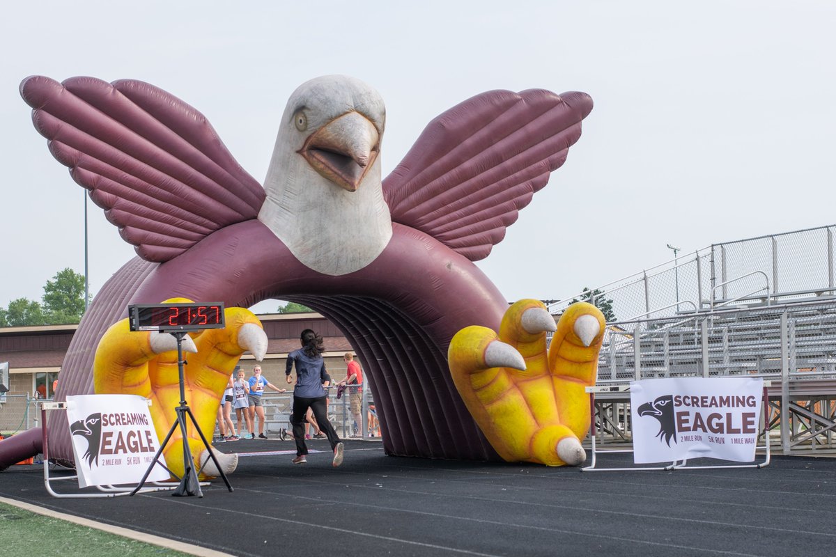 Screaming Eagle 5K Run tweet media