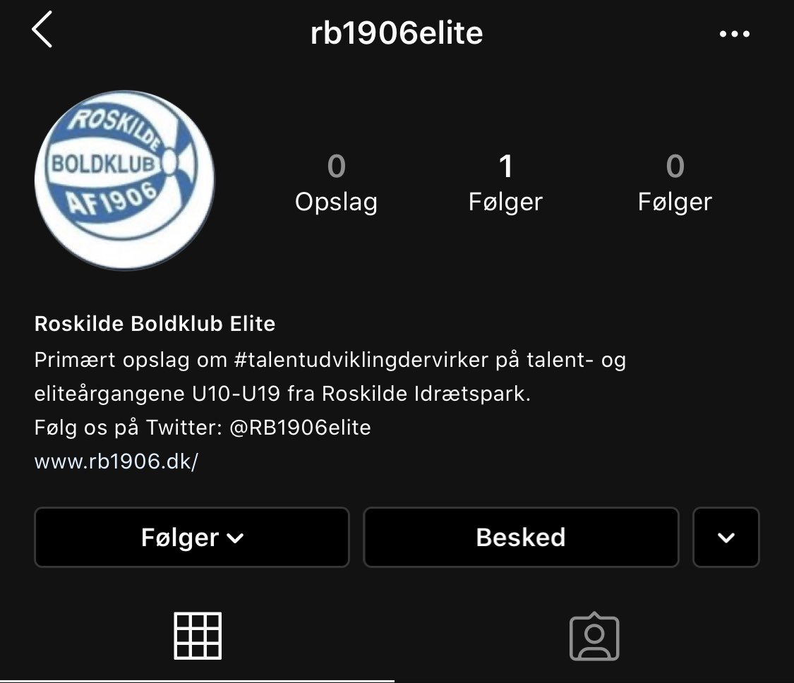 RoskildeBold's tweet photo. Vi er på Instagram!
Følg os for billeder fra træning, kampe, stævner, mv.
#RB1906 #Talentudviklingdervirker https://t.co/edz5Iu0RPb