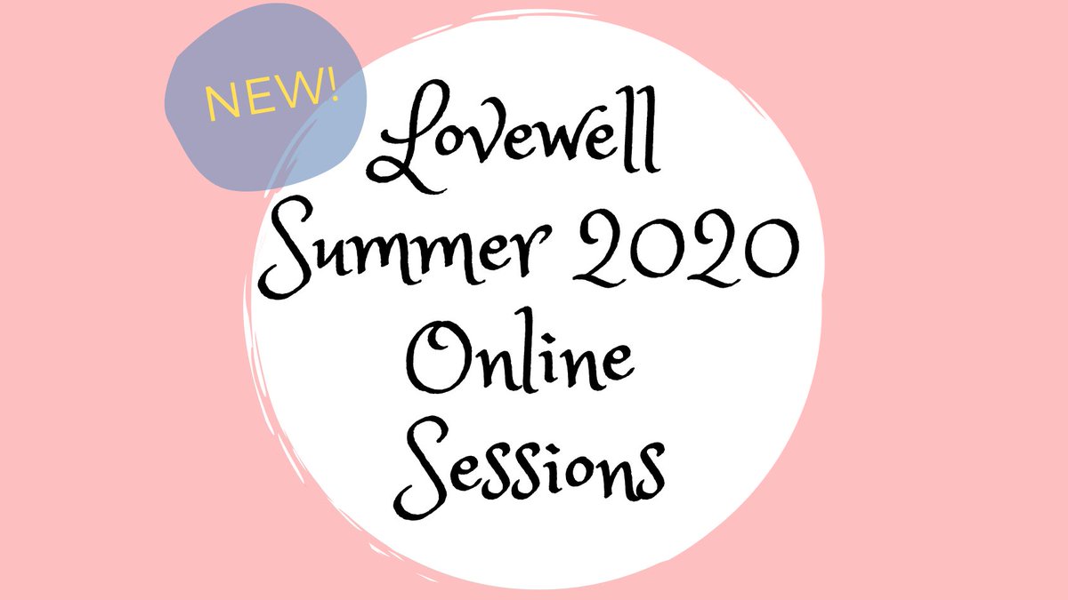 Our new online, week-long summer workshops for all ages start June 15th - apply today! lovewell.org/apply/2020-wor…