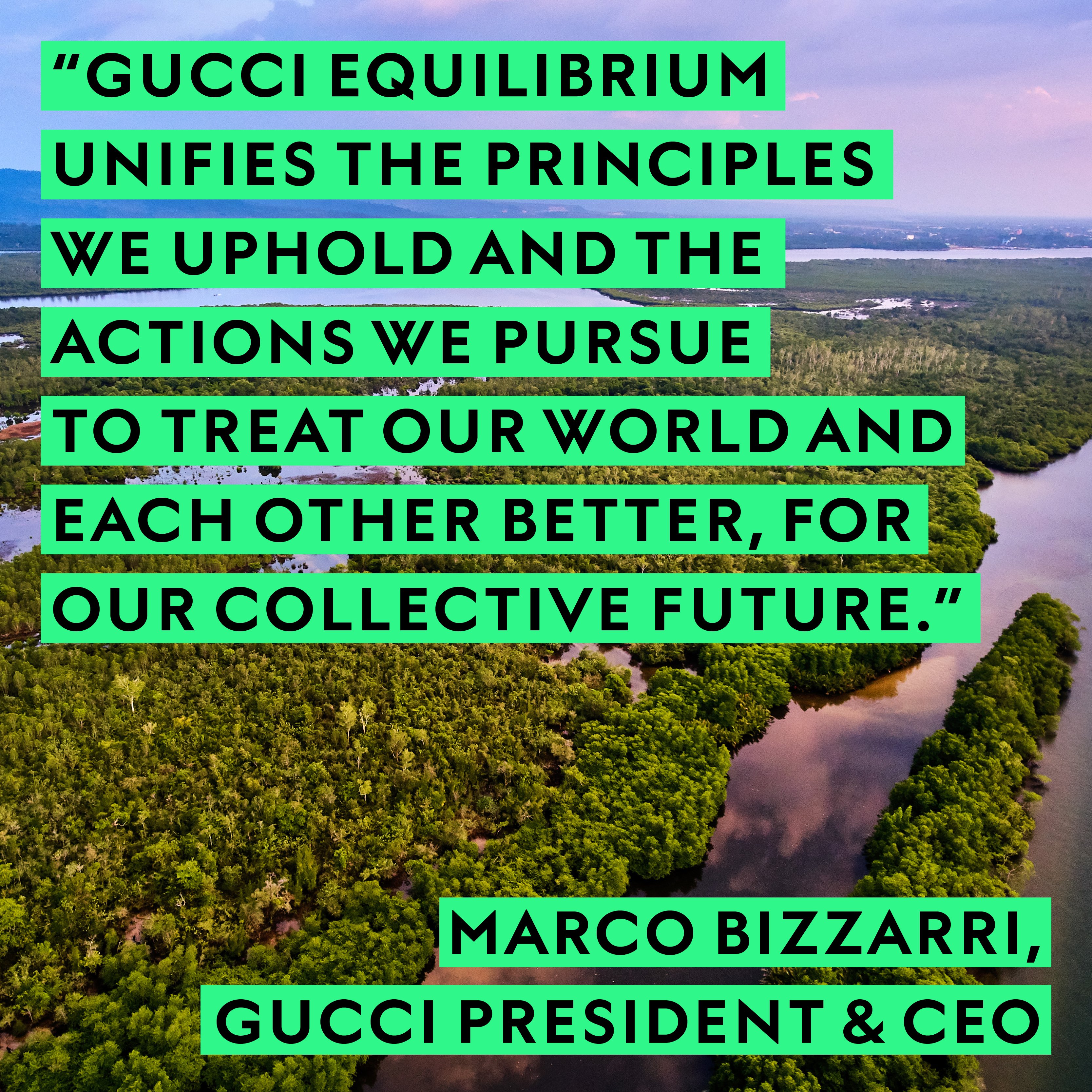 Gucci's CEO on going green