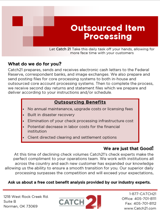 Let us take this daily task off your hands so you can have more time with your customers!