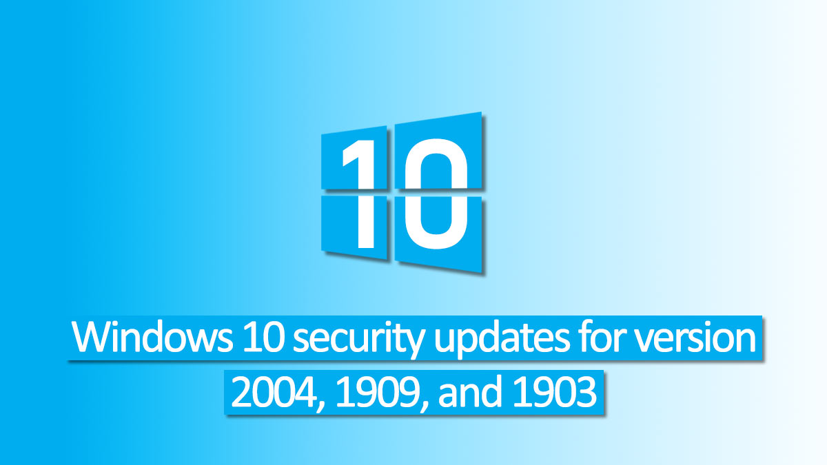 UsWhoop's tweet image. This month&apos;s Patch Tuesday, Microsoft releases new updates for all supported versions of Windows 10, which includes the version 2004 or May 2020 update.

#May2020update #Microsoft #Version1903 #Version1909 #Version2004 #Windows10 #Windows10May2019update whooptous.com/security-updat…
