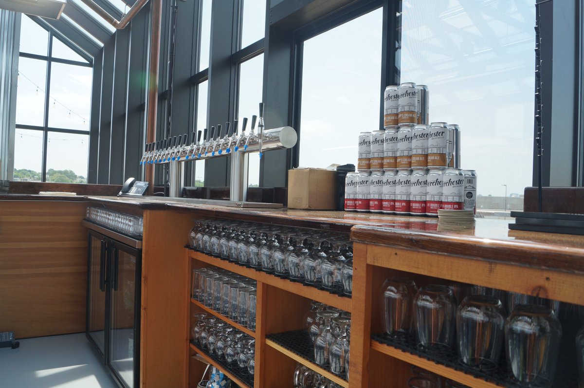 RODEArchitects's tweet photo. Today is the day! Dorchester Brewing Co. is officially open for outdoor dining on their beautiful new roof deck. To avoid long wait times, check real-time capacity levels on their website: https://t.co/o5WRFeUJyi @DorchesterBrew #beer #reopening #COVID19 #Dorchester #madebyrode https://t.co/XDfkiOyydL