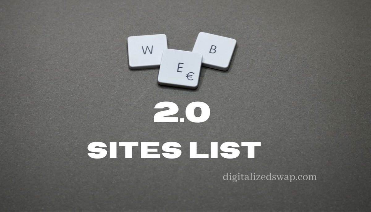 digitalizedswap's tweet image. 300+ web 2.0 sites list where you can create your own free websites with subdomains. This will help you to create backlinks to your main website.

digitalizedswap.com/top-web-2-0-si…