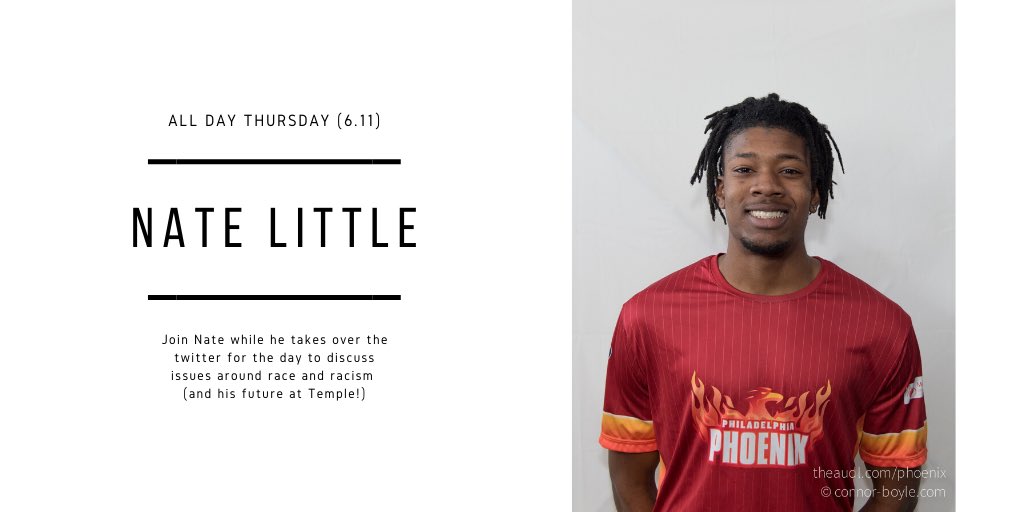TempleUltimateM's tweet photo. We are excited to announce that our friend @natedawggg47 will be taking over this account all day tomorrow to have a platform to share thoughts and issues he finds important. We hope everyone will take the time to listen and learn https://t.co/sXCBKp1rAL