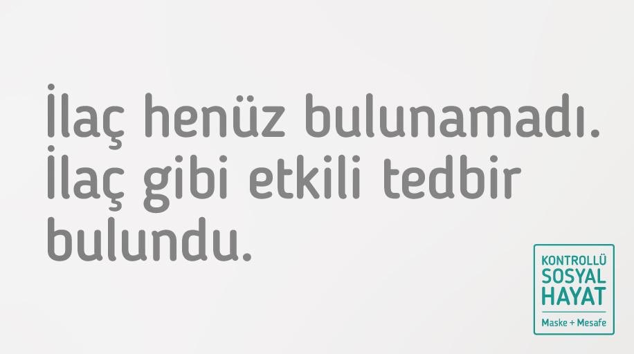 COVID-19’a doğrudan etkili ilaç, koruyucu aşı henüz bulunamadı. Fakat salgının daha ilk döneminde, bilim, hastalığın bulaşma yolunu ve buna karşı alınacak tedbirleri bize gösterdi: Maske, mesafe, el hijyeni. İlacı olmayan hastalığa karşı elimizde sadece tedbir var. Lütfen uyalım.