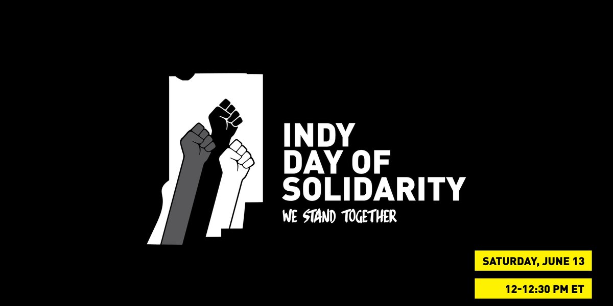We’re speaking up, speaking out, and working toward solutions to end racism and inequalities. No matter where you live, join us for a virtual Indy Day of Solidarity – We Stand Together event. Learn more: e.lilly/30rXXLU #WeAreLilly