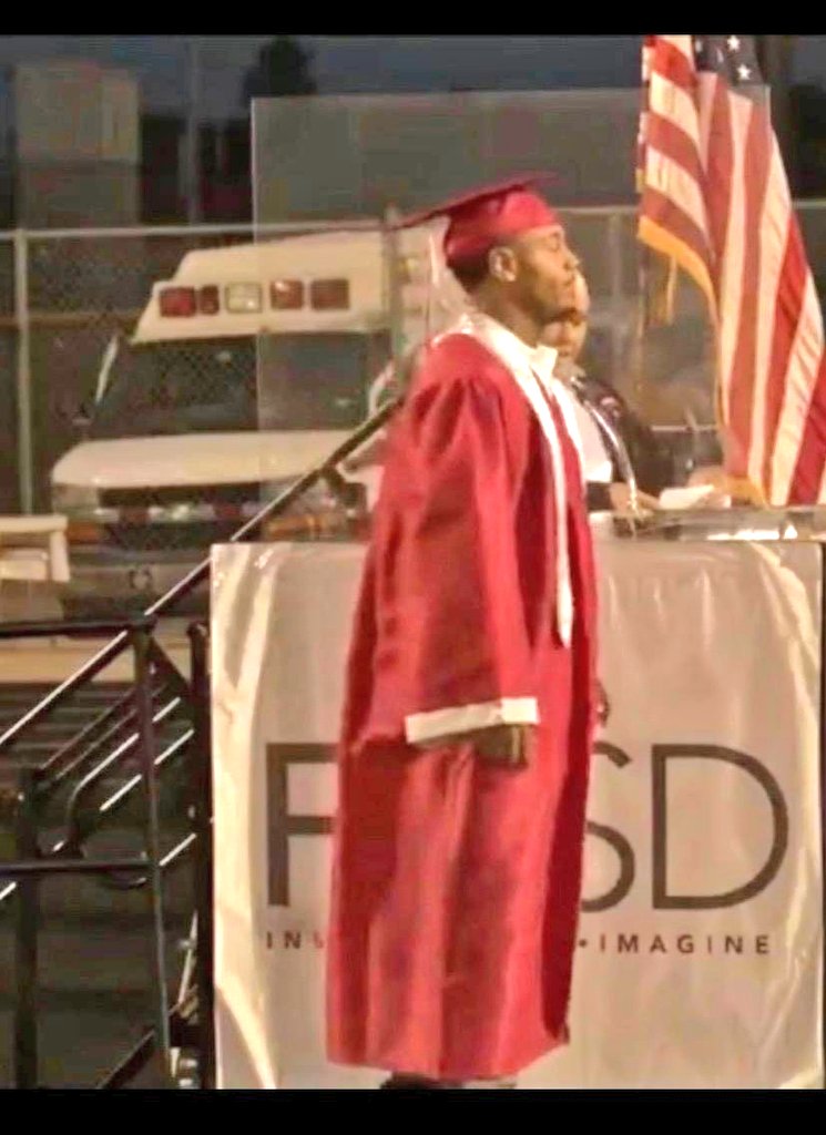 When trying to convey my heartfelt appreciation for this very moment to the Administration, coaches, teachers, staff, students and parents of our community <a href="/THS_Tigers/">Travis High School</a> for accepting, supporting &amp; loving on our son. I am speechless, believe it or not.
😭All I can say is THANK YOU.