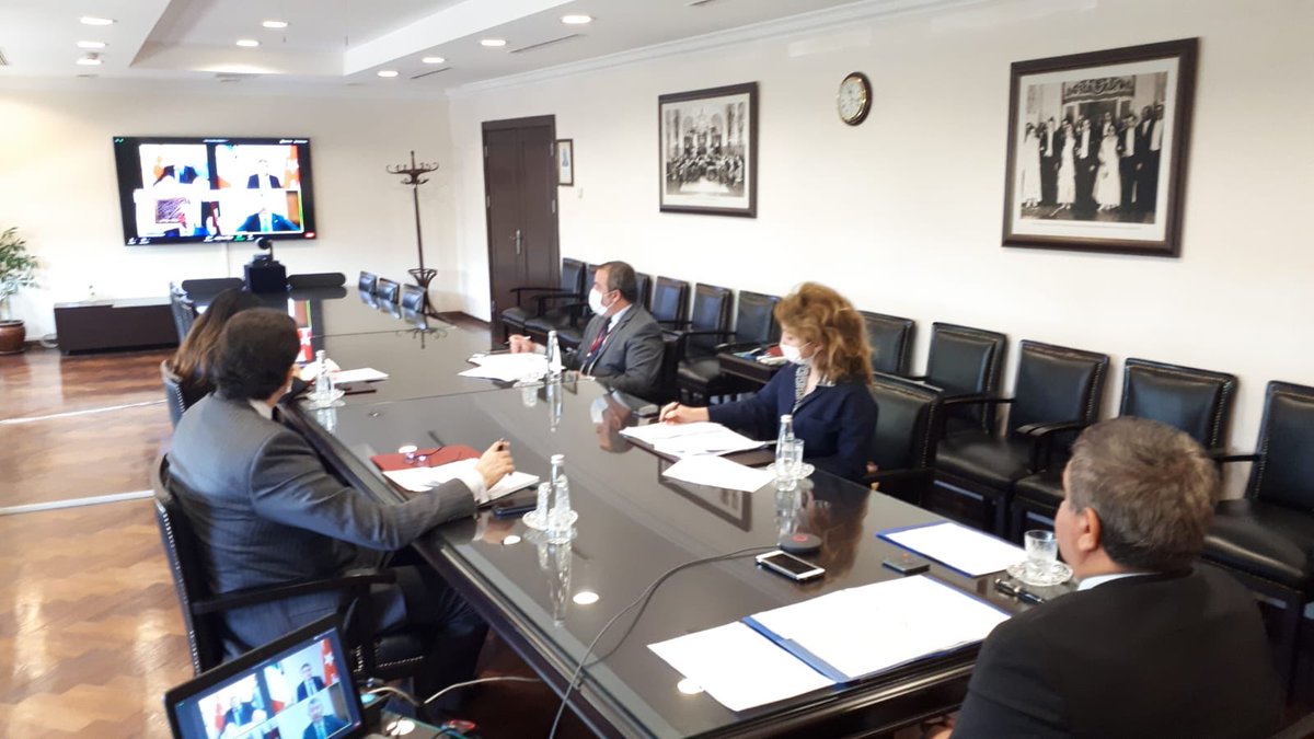 frkkymkc's tweet photo. Video-conf with @ivanscalfarotto @ItalyMFA State Undersecretary today on Turkey-Italy trade relations, mutual investments, tourism, Turkey-EU relations, Customs Union and education with participation of the Italian business community in Turkey @MFATurkey @ItalyinTurkey @TC_Roma https://t.co/bpVhr71jBu