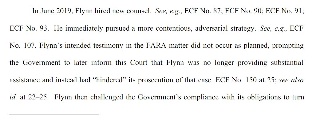 Section G is where it gets most interesting. If you believe Flynn (I do) this is where Van Grack attempted to get him to commit perjury to convict others as part of his cooperation. Rebutting this section requires exposing that misconduct!