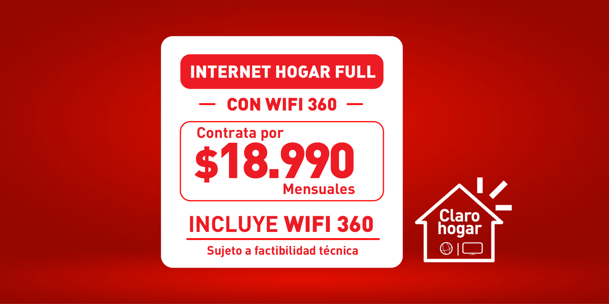 ventasclaro_cl's tweet photo. Sabemos que juntos es mejor. Tenemos para ti promociones que harán disfrutar el estar en casa
#ClaroHogar #ClaroChile https://t.co/gcrOlu5O3U