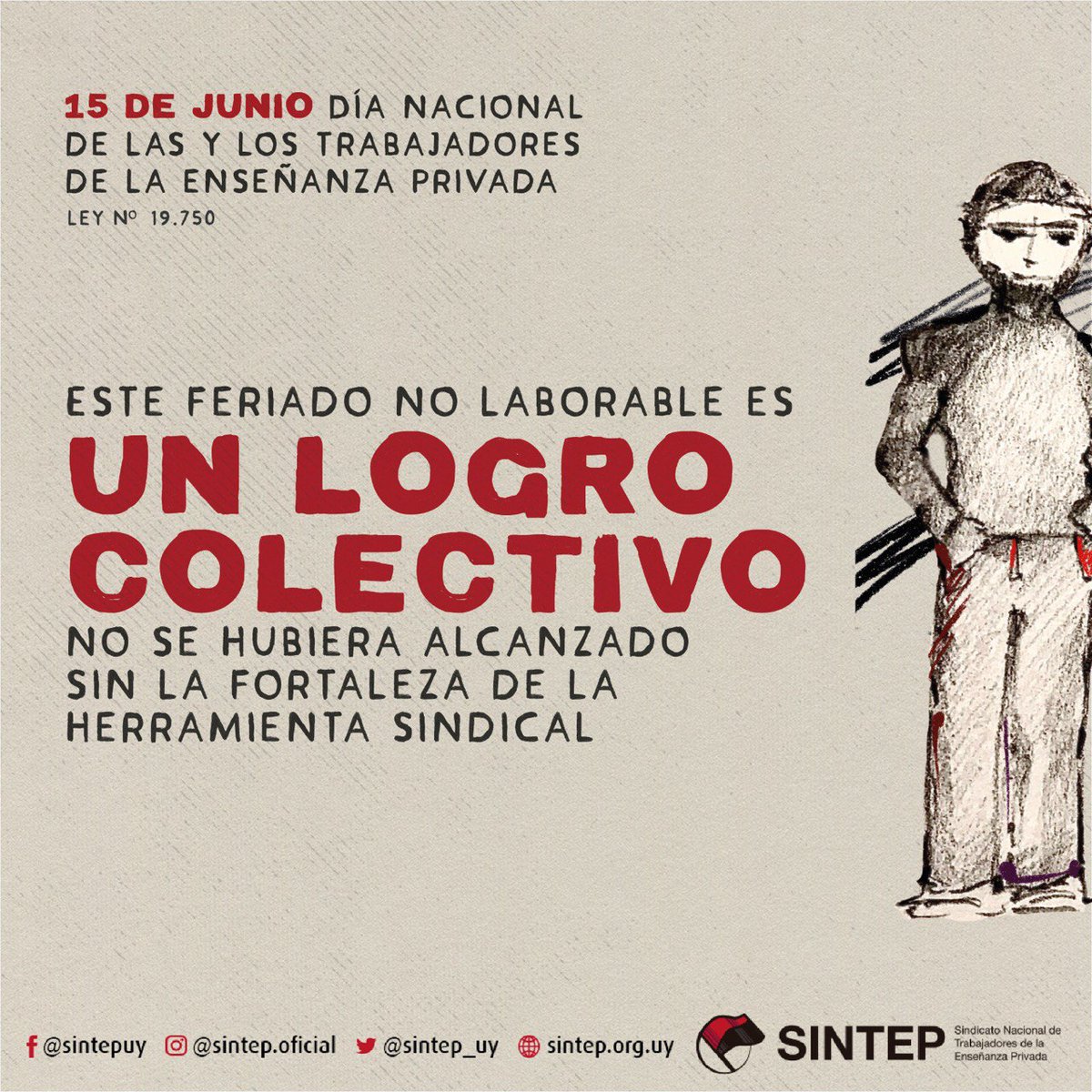sintep_uy's tweet photo. 15 junio, día nacional de las y los trabajadores de la enseñanza privada.

https://t.co/j9jSsXtHG9 https://t.co/IWc6Fzb34V