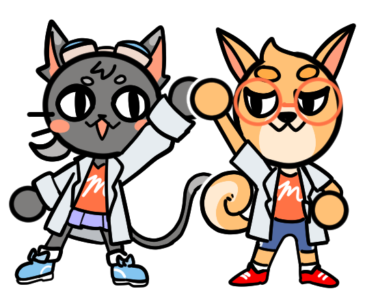 This is Magi🐱 &amp; Make🐶 ! They're best friends but more importantly they're super makers ! I love them❤️#magicmakers