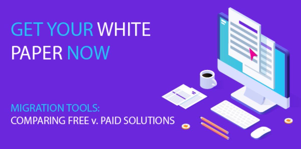 BitTitan's tweet photo. [White Paper] Free is good, right? Some software companies offer free #migrationtools to attract you to their solution. But you probably know by now, nothing is truly free. Click to read to comparison of free vs paid #migration tools. https://t.co/AaT76FagwL https://t.co/QmJbD4c01h