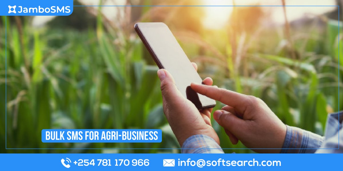 Jambo_sms's tweet photo. ...It would be highly advantageous if the agricultural industry harnesses the opportunity of spreading information through SMS.
https://t.co/lNGslU76En
#jambosms #bulksms #bulksmssoftware #bulksmssystem #agribusiness https://t.co/vgIPRNsWMM
