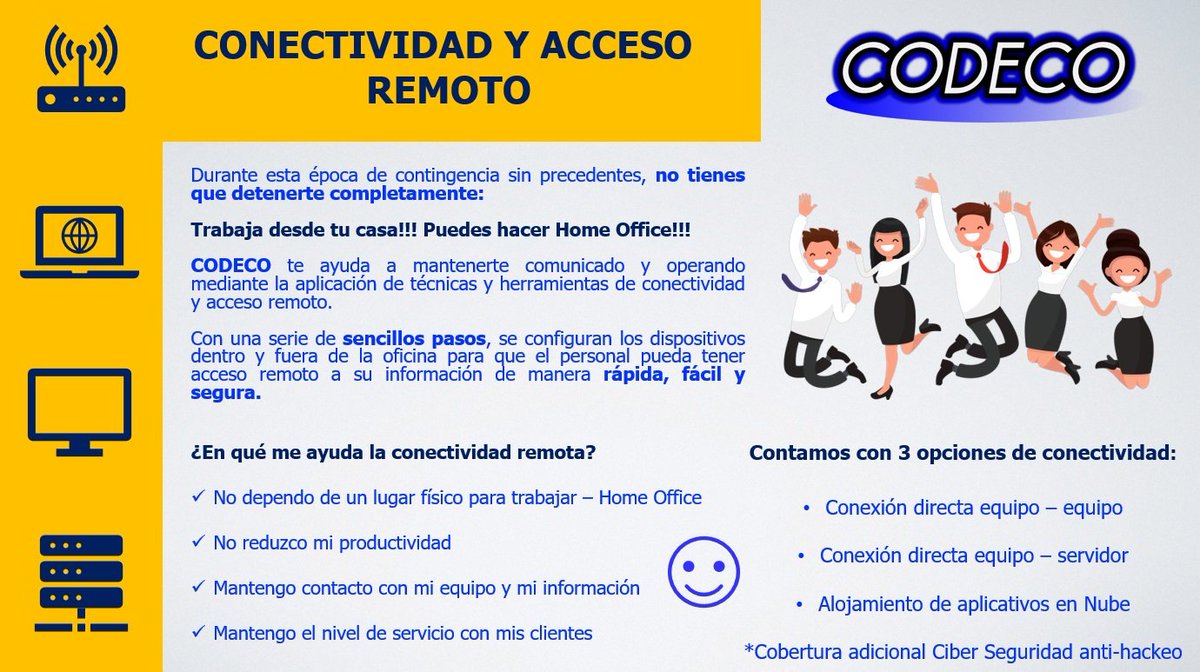 CODECO_MX's tweet photo. Que no caiga tu nivel de servicio!

Mantente en línea y conectado!

#Connected
#Productivity
🏭🏗️🏦🏪📲 https://t.co/LkKJMddw4B