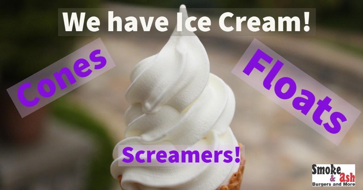 Sunshine and warmer days are here again - we have ICE CREAM!!

6 ounce waffle cone - $4
Screamers - $4
Floats - $5

Come and cool off with a sweet treat today!  #yeg #yegfood