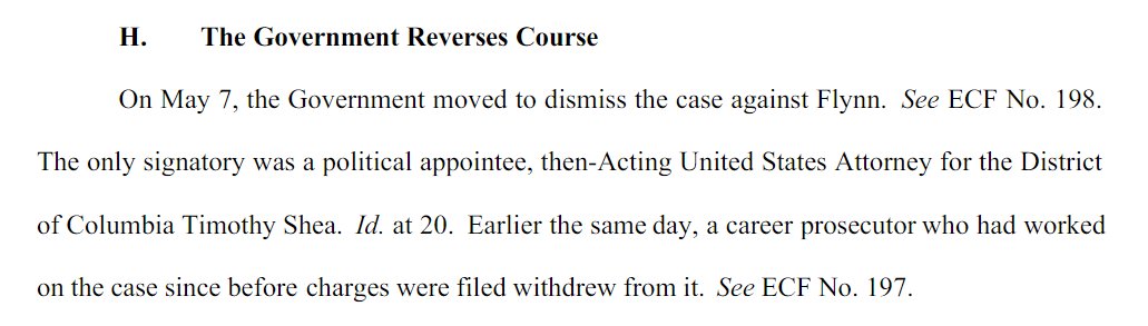 He fails to mention Van Grack by name, but connects his withdraw from the case & the motion to dismiss. Forcing exposure of why Van Grack had to be removed from this case! If you think Van Grack screwed over Flynn, that is a good thing!