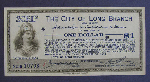 20/We should not be surprised by a smorgasbord of national and even local currencies (esp. during the depths of the crisis) acting as temporary MOE akin to the local monies that developed in the US during the Great Depression.