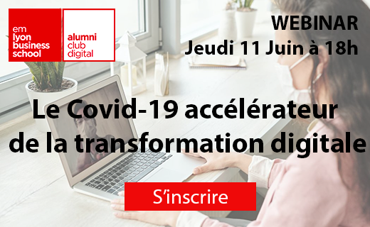 👉🏻 Le COVID-19 accélérateur de la #transformationdigitale ?
Retour d'expérience et échanges live #covid #digital #transformation #crise #emlyon @violaine_bellin <a href="/JulieBatin/">Julie BATIN</a>
em-lyon.zoom.us/webinar/regist…
