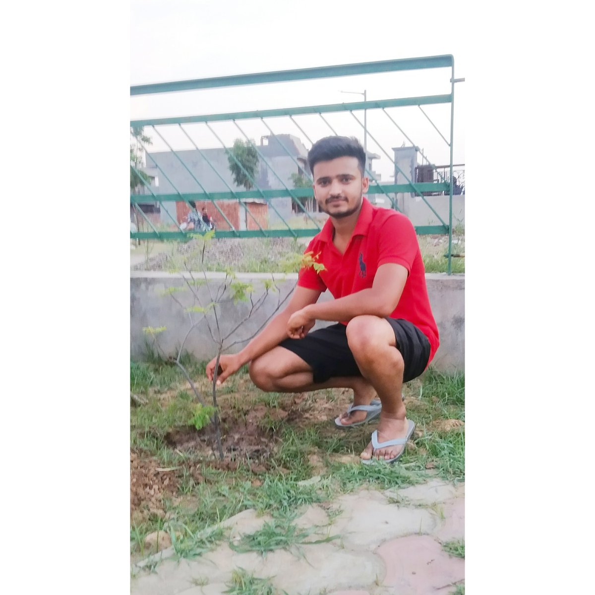 itz__ankit's tweet photo. Karma yoga is giving food to the hungry, clothes to the needy, shelter to the homeless, education to the uneducated, medicine to the sick, and trees and cleanliness to the environment.
Tree Plantation🌲 on my birthday 😇 
#planttrees #savethenature https://t.co/8O25VljBzX