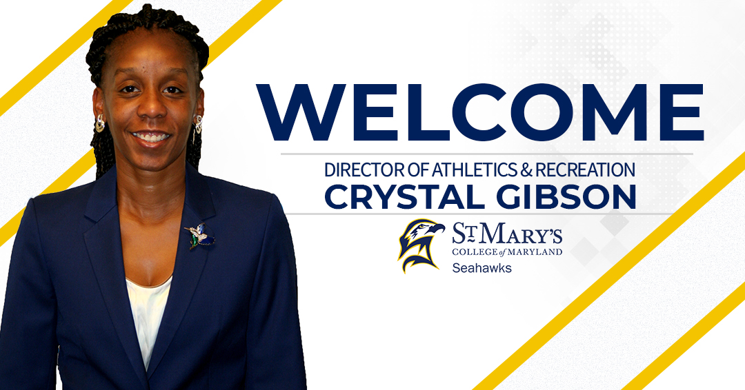 smcseahawks's tweet photo. We are excited to announce Crystal Gibson as our new Director of Athletics &amp; Recreation! Welcome back to St. Mary's City Crystal! 

NEWS: https://t.co/I5Ek9G6uVA

#GoHawks
#SweepTheSheds https://t.co/QQRedWGlOC