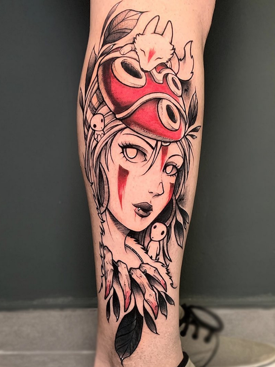 Princess mononoke tattoo