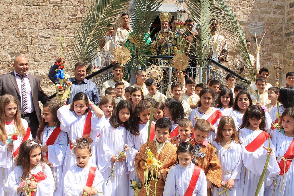 Gaza غزة. Today 1k Christians live in Gaza, 70% are Orthodox and the rest are Latin Catholics with an Evangelical minority. Christians manage a hospital & 5 schools in Gaza. Gazan christians outside reach 8-10k that started leaving since 1948 and after 2007 siege and wars.