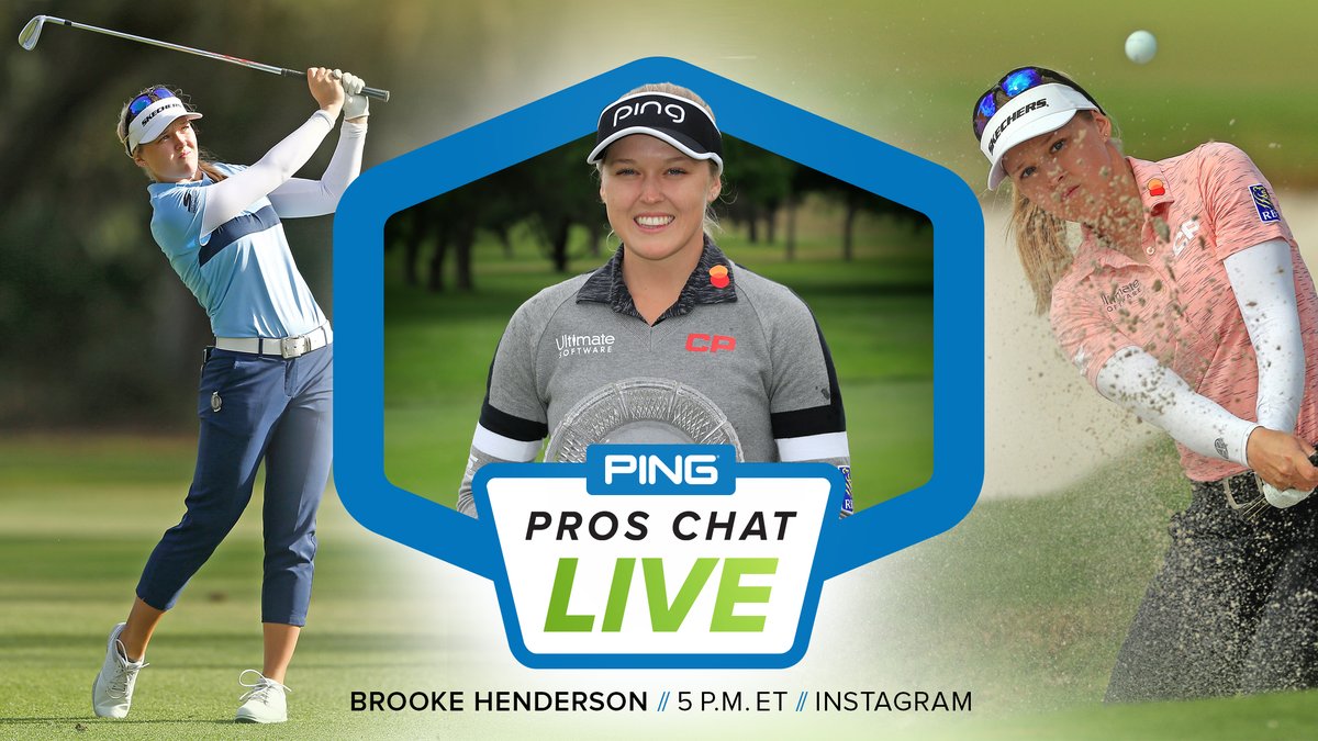 pingcanada's tweet photo. Next on the tee, @BrookeHenderson!
🇨🇦 It's official Canada, Brooke is this week's guest on our Pros Chat LIVE series! Tune in on Friday at 5PM ET over on @PingTour's instagram for the full live interview! 🇨🇦
#TeamPING #PINGCanada https://t.co/8LQ0oLzh17