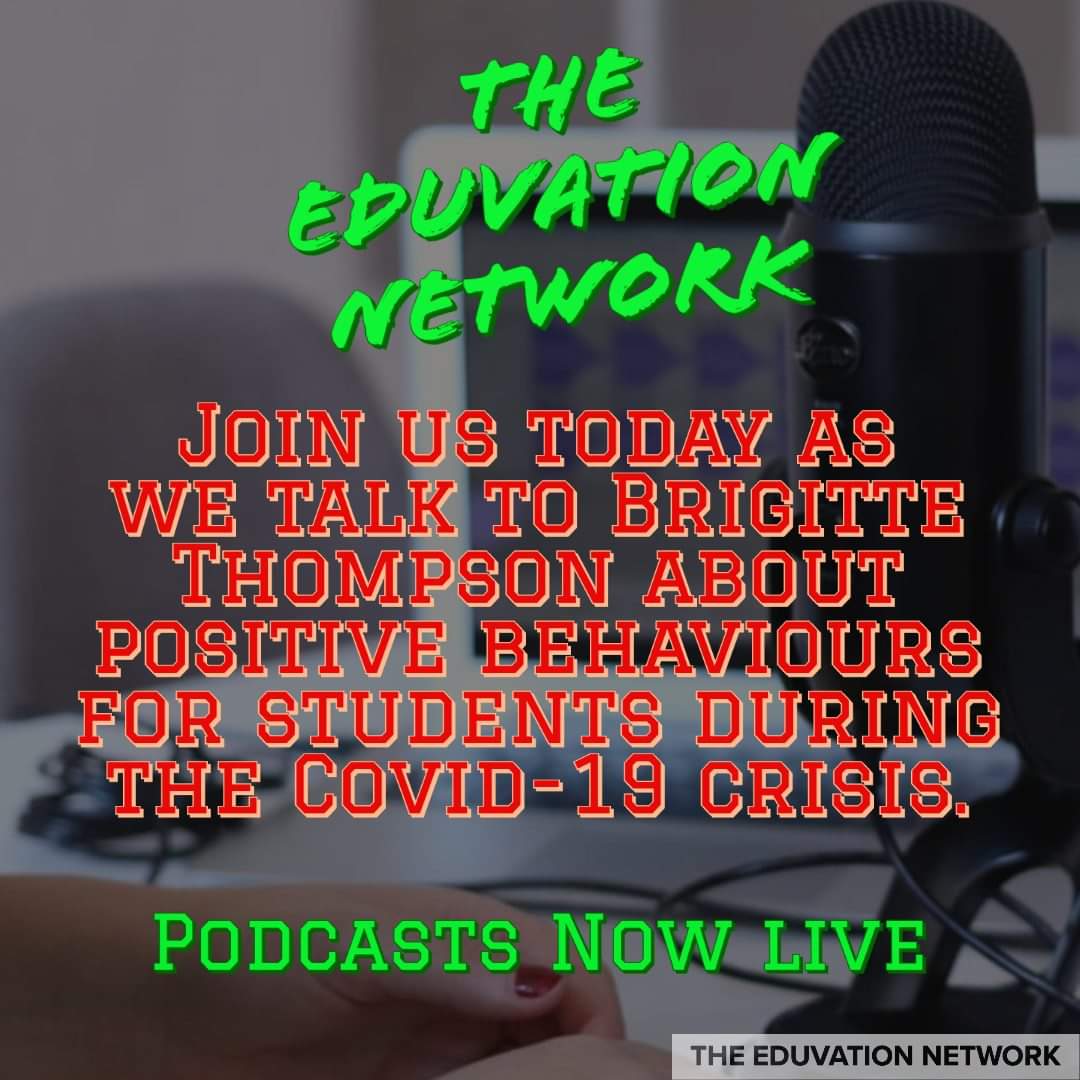 TheEVNetwork's tweet image. In episode 4 of the Eduvation Podcast, Shari Joseph chats to Brigitte Thompson from Positive Behaviour Management about Discipline. 

Click on the following link to listen now! theeduvationnetwork.fanlink.to/TheEduvationNe…

#ZAedu #teachers #education #assertivediscipline #COVID19 #backtoschool
