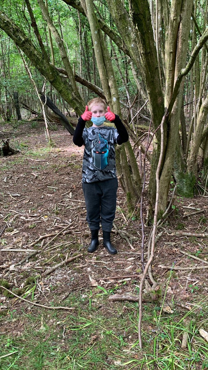LVSOxford's tweet photo. Tabi says, "It is good to be outside and busy" &amp; Toby adds, "Being back is great. I missed the lessons &amp; the taxi drive". Phase 1 of our school re-opening is underway - forest school &amp; horticulture have been keeping students busy! Great to be gradually getting back to new normal. https://t.co/e23ItAE2wm