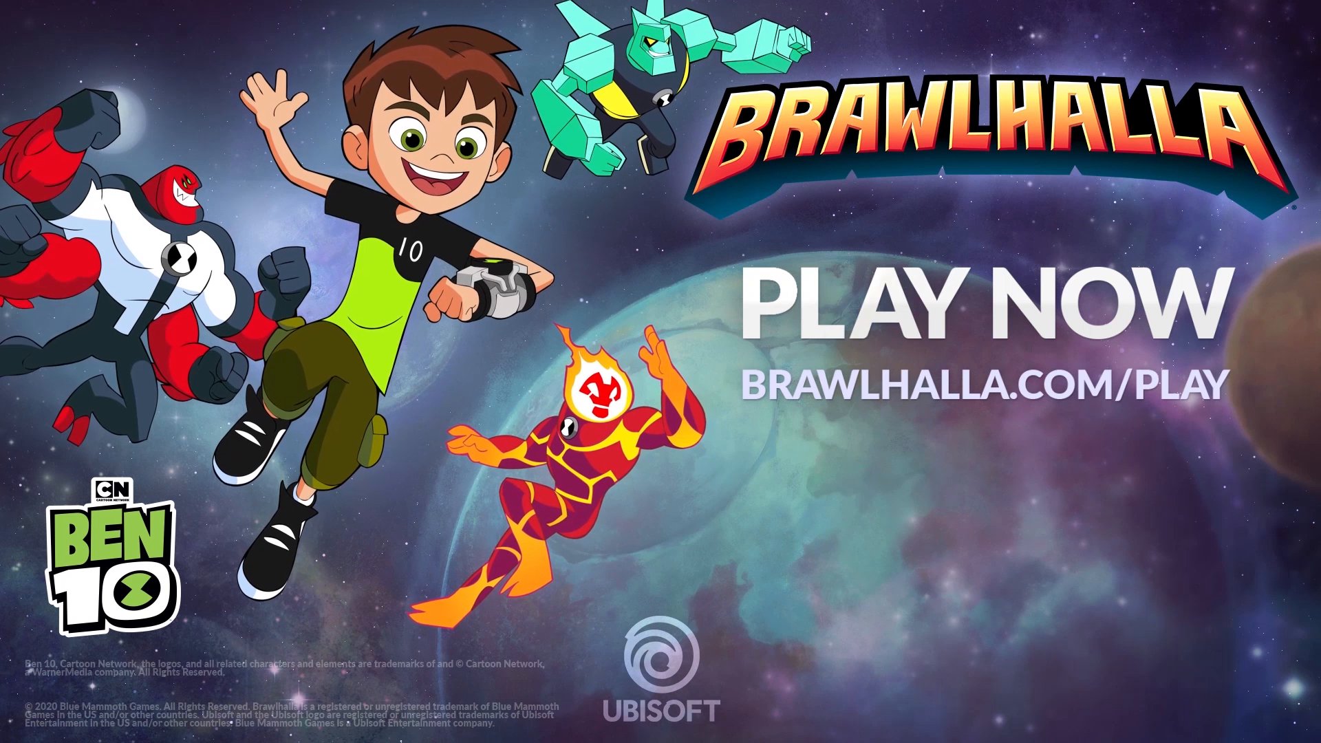 Cartoon Network on X: It's hero time in Valhalla! 🎮💥 The new FREE Ben 10  Brawlhalla crossover game is here with new Heatblast, Diamondhead, and Four  Arms skins, Podiums and game modes!