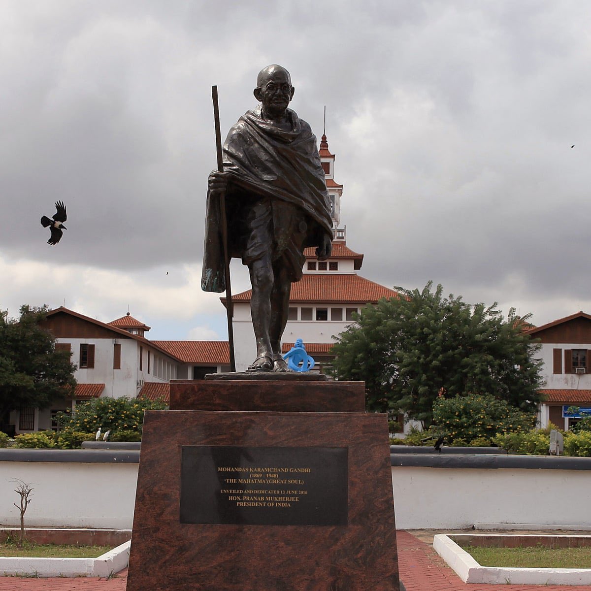 [8] (2/2)... two South African scholars who published a book exposing the prejudice views on black Africans that Gandhi upheld.In Ghana, more Africans have taken a stand against him by removing a statue of him from the University of Ghana campus. IT SHOULDN’T HAVE BEEN THERE