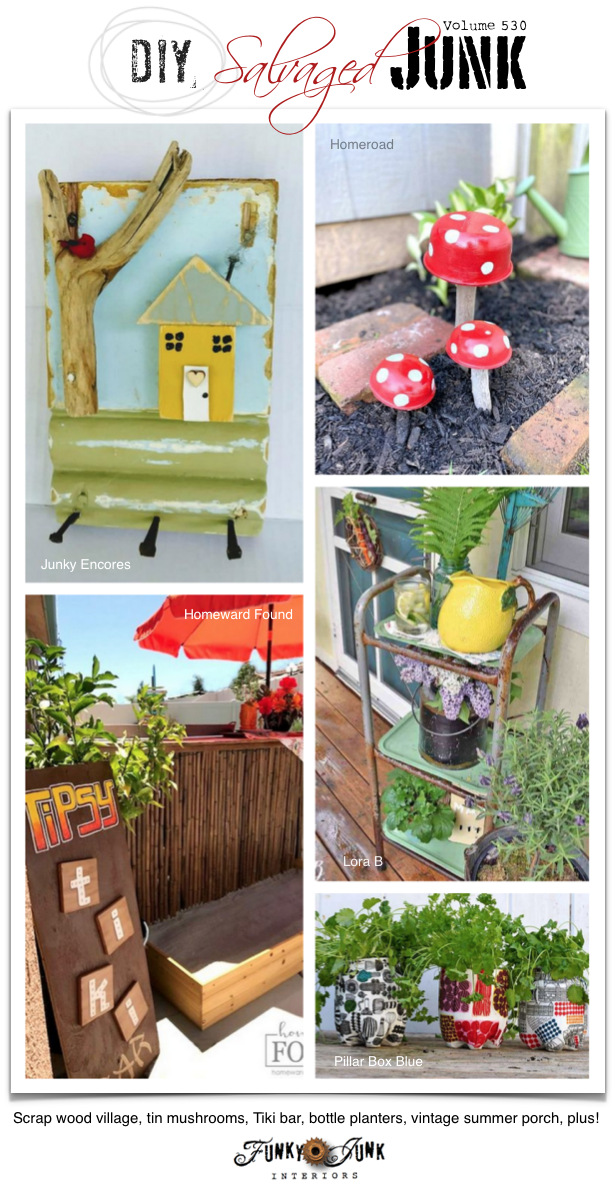 Got junk? Learn how to make these epic projects or bring your own over! Join the link party at: go.shr.lc/3eYu4Hb via @funkyjunkdonna