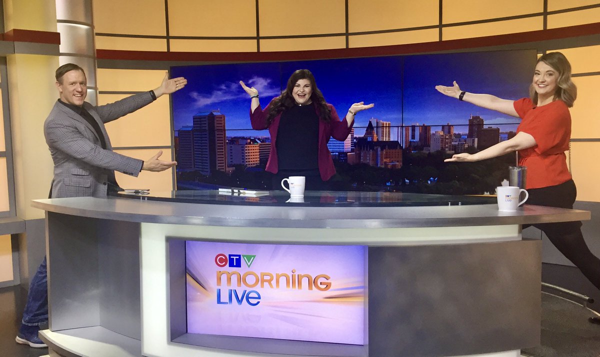 AlexBrownYXE's tweet photo. So excited to be joining the team at @CTVMorningStoon as the new cohost and anchor, alongside @CTVStephanie, @mikecionaCTV, @JanellaCTV, @CTVBlair, @CTVEmily and producer @JThronbergCTV!!! 📺✨ https://t.co/AgIDNoVqTZ