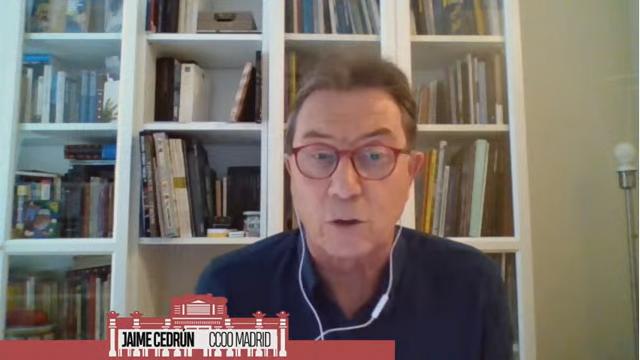 CCOOMadrid's tweet photo. Si el Gobierno de la Comunidad de #Madrid ignora la propuesta de pacto de región de las organizaciones sociales madrileñas, se le pedirá "que se vaya", advierte el secretario general de @CCOOMadrid, Jaime Cedrún @jaimecedrun #EsNecesario #PorUnPactoDeRegion https://t.co/PxpO6EkQ8S