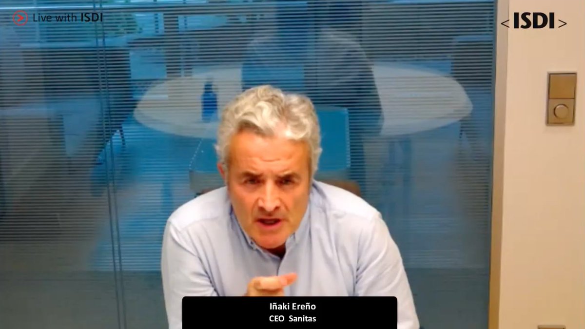 ISDI_edu's tweet photo. “El #newNormal no es mas que la ratificación de cosas que antes se discutían pero que ya no admiten dudas: el mundo ya es digital” @inakiereno en #LeadershipSeries #ISDItalk
@sanitas https://t.co/4eREJmH4Pl
