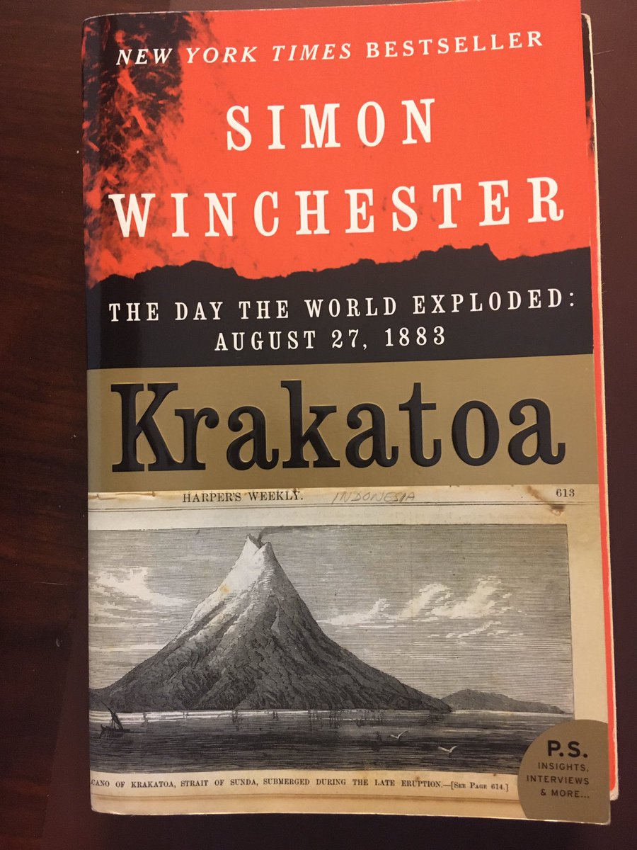 Suggestion for June 10 ... Krakatoa: The Day the World Exploded: August 27, 1883 (2003) by Simon Winchester.