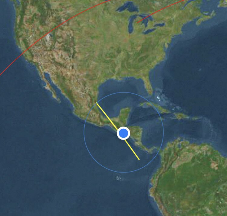 ASTRO_SAL's tweet photo. Si el clima lo permite este día podremos observar El Paso de la Estación Espacial Internacional #iss sobre cielos de #ElSalvador Será visible a las 7:10 pm apareciendo desde el Noroeste, el tránsito tendrá una duración de 5 min 52 seg. Esperemos el clima permita la observación. https://t.co/AwC9uMVZ4L